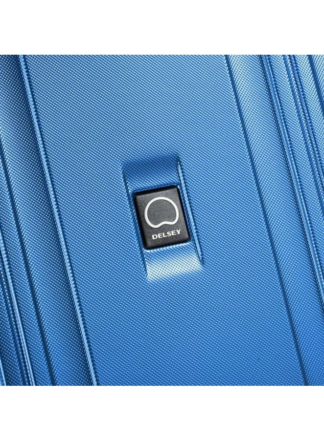 ديلسي _باريس حقيبة سفر ترولي كروز 70 سم صلبة بعجلات مزدوجة أزرق